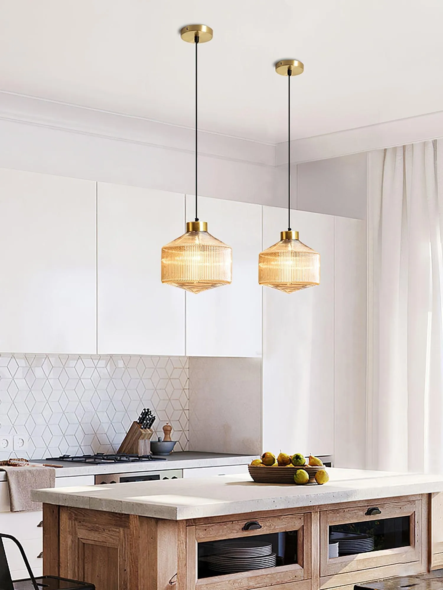 Striped Spinning Top Pendant Light KL665