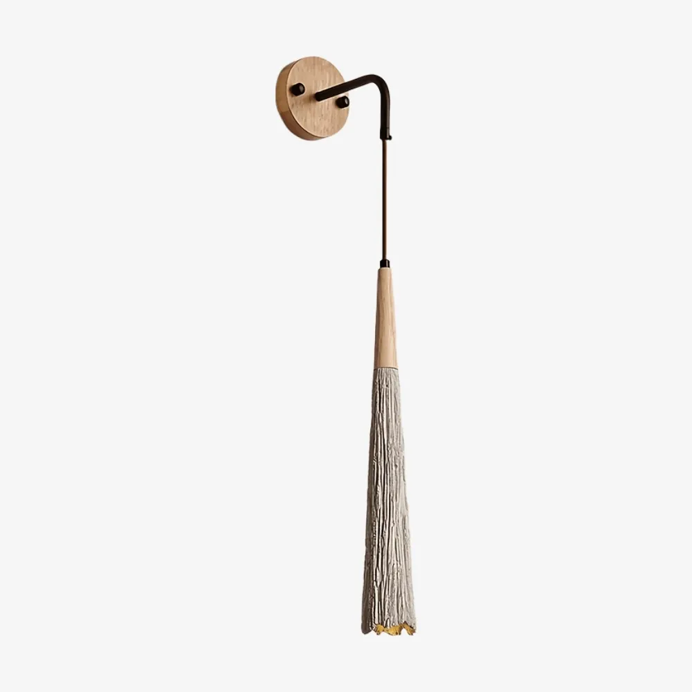 Solaraeon Microcement Minimalist Concrete Wall Sconce - Indoor Accent Lighting for Living Room KL2293