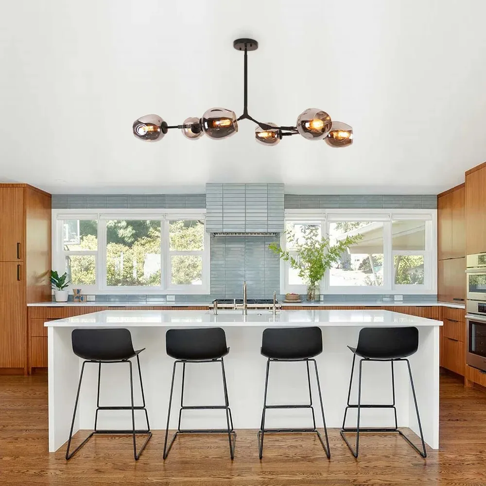 Branching bubble chandelier