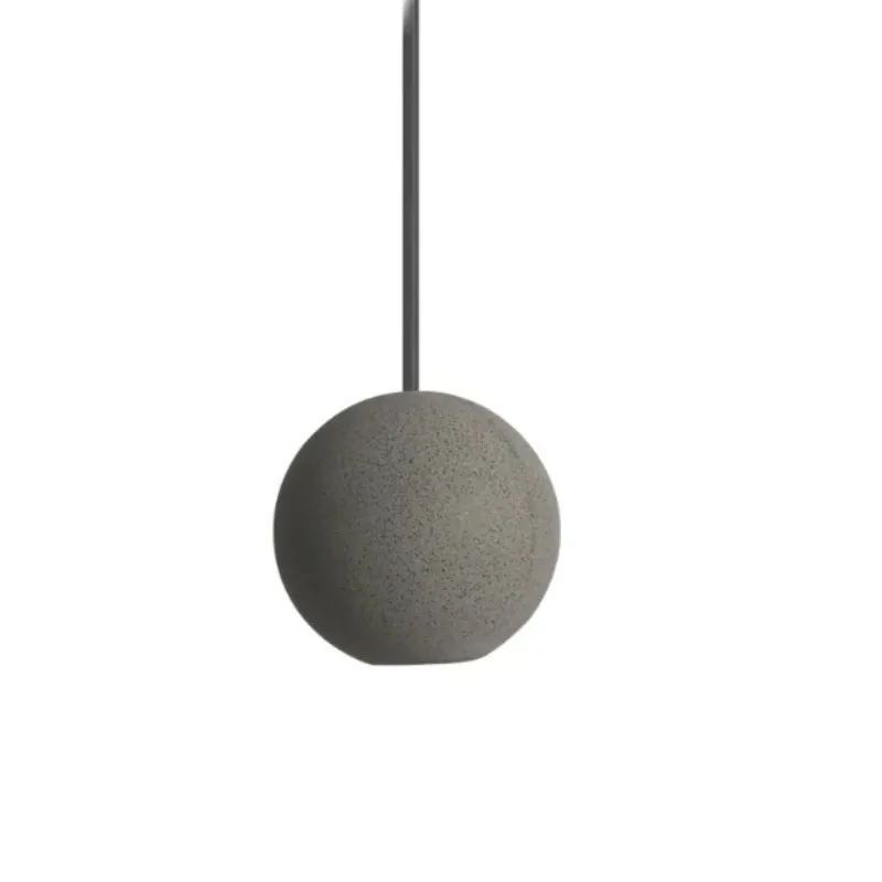 Minimalist Moon Cement Led Pendant Light KL199