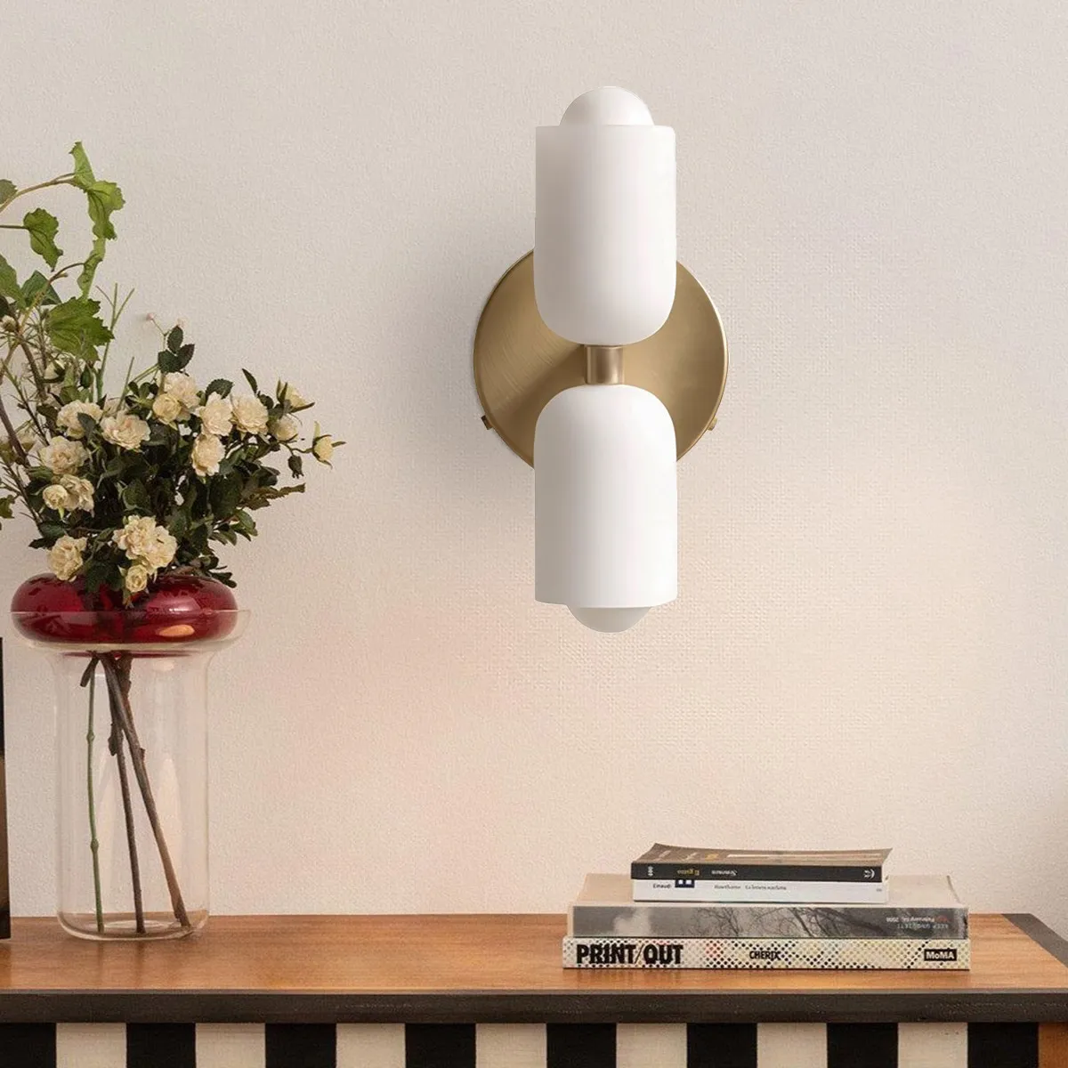 Glass Up Down Wall Sconce