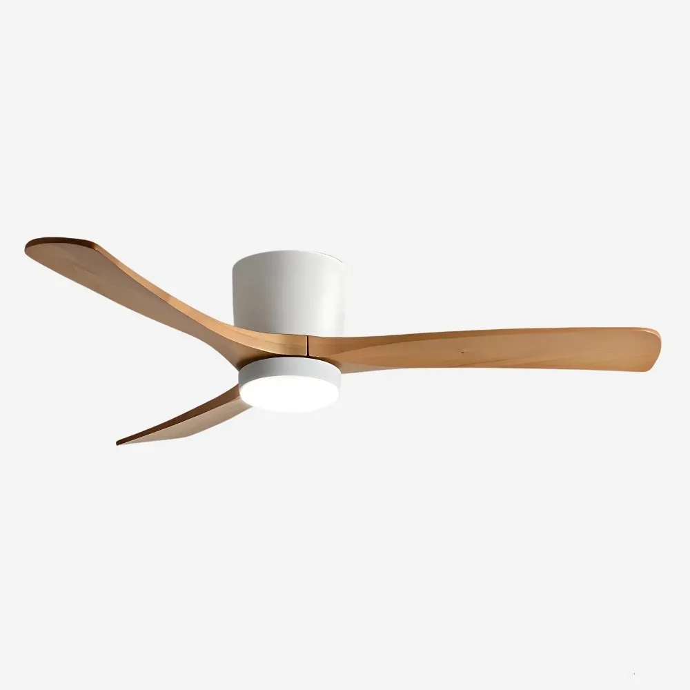 Modern Quiet Wooden Ceiling Fan Light KL930