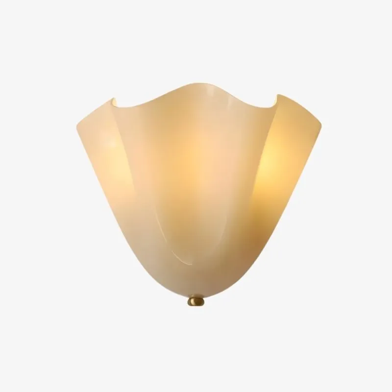 Vera Glass Wall Lamp - Vintage Accent Sconce for Bedroom and Living Space KL881