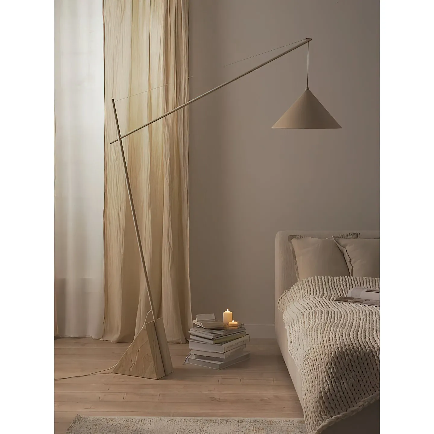 Grande Travertine Floor Lamp D706