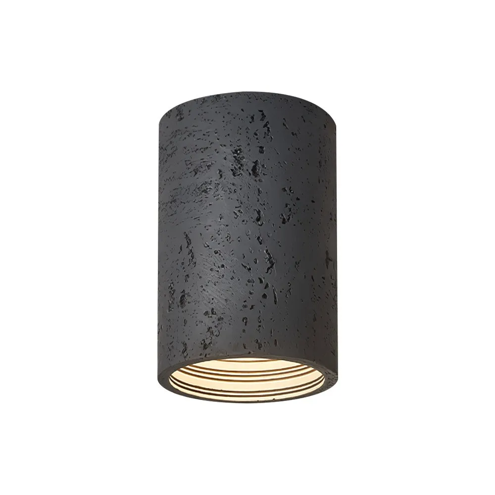 Modern Wabi-Sabi Cylindrical Ceiling Lamp KL284