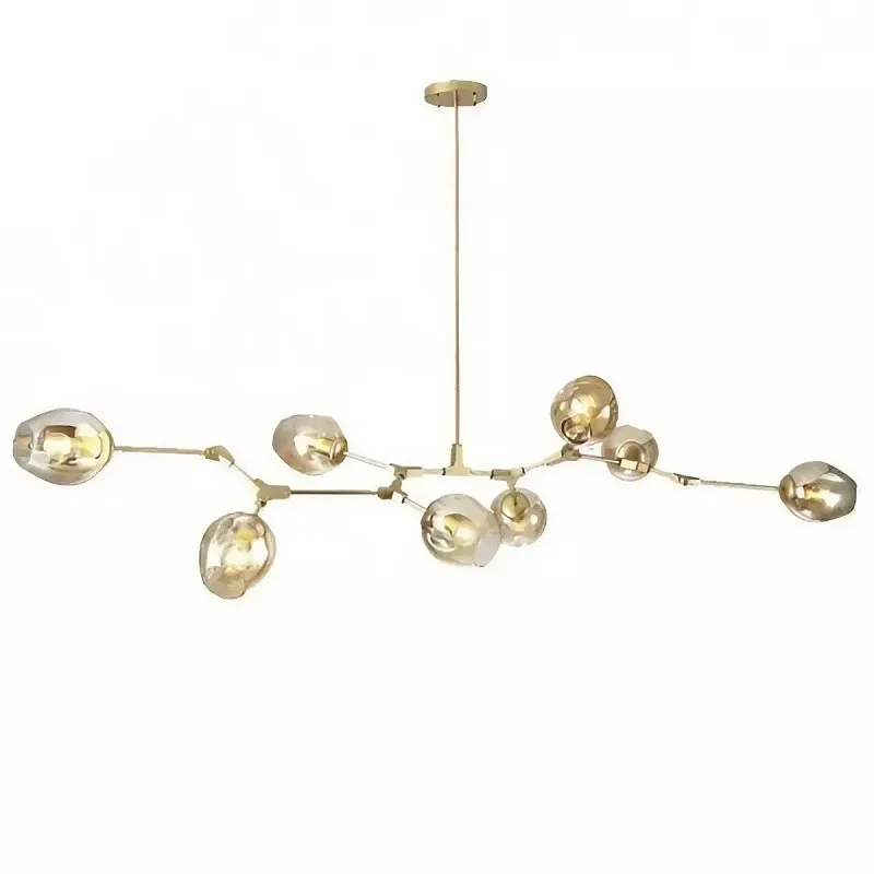 Branching bubble chandelier