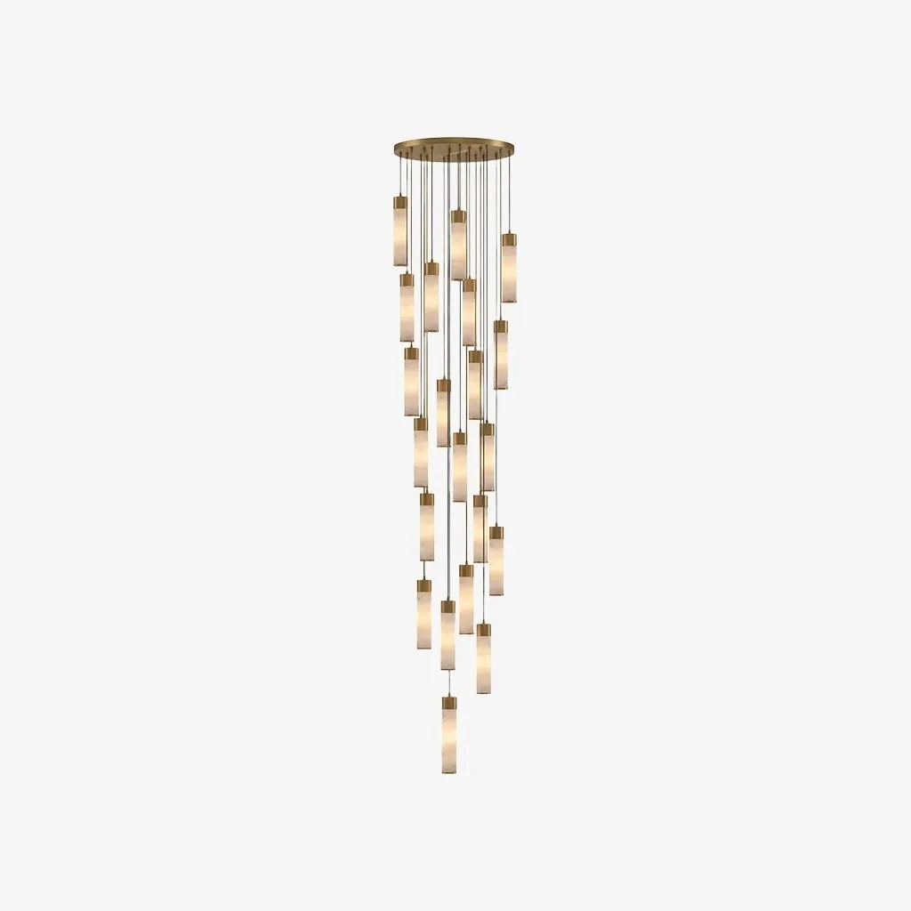 Solaryx Minimal Cylindrical Silhouette Pendant Light - Modern Style Lamp for Kitchen KL2282