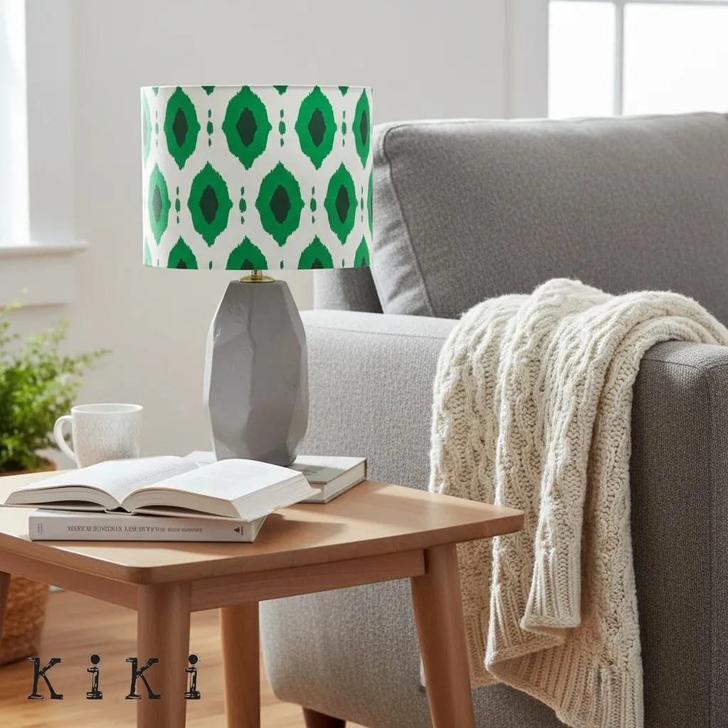 Arivane Artistic Ceramic Table Lamp - Modern Decorative Lighting for Bedroom or Office KL2341
