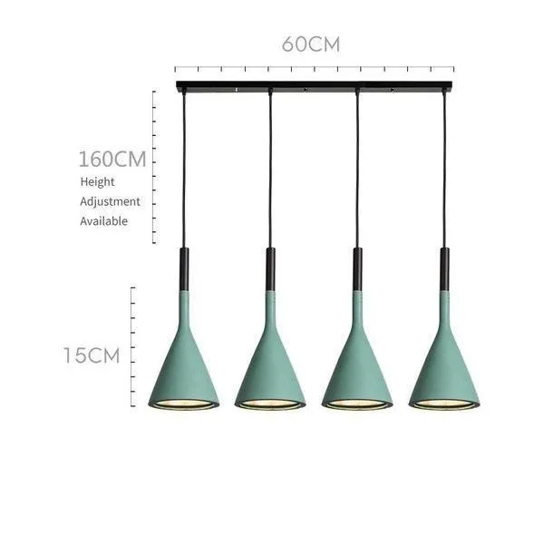 Aplomb Concrete Pendant Lamp - Minimalist Design Lighting for Dining Room and Office