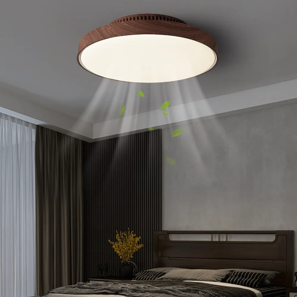 Silent Bladeless LED Ceiling Fan Light with Remote Control KL933