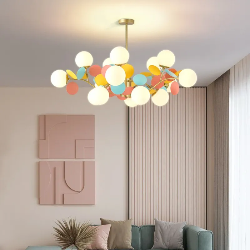 Flower Branch Magic Beans Chandelier