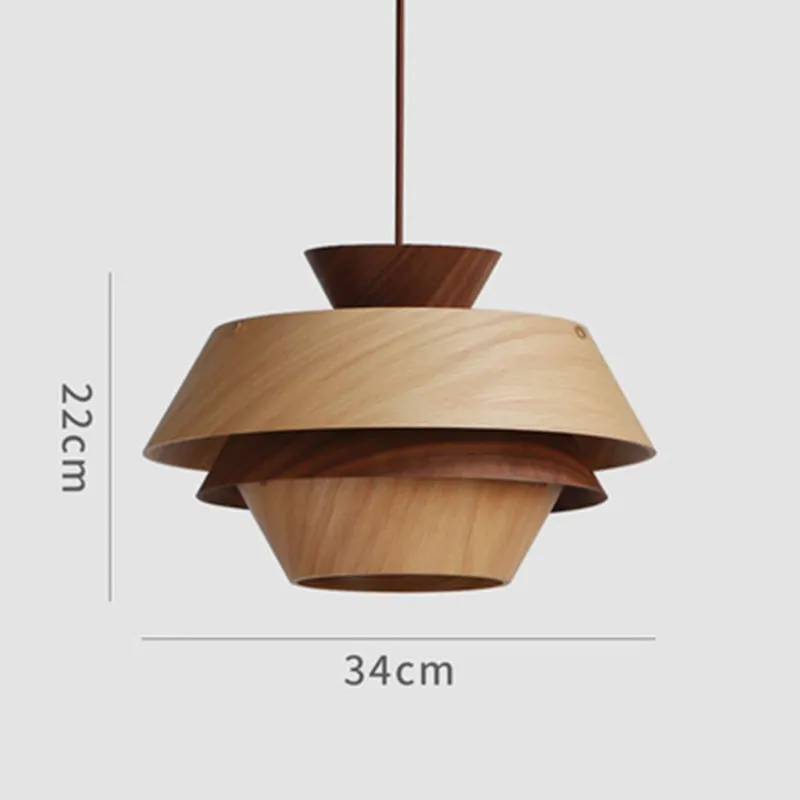 Nordic Wooden Pendant Light
