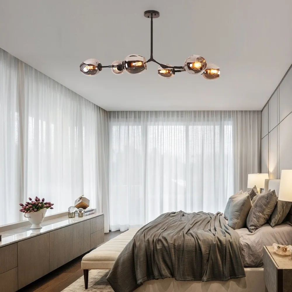 Branching bubble chandelier