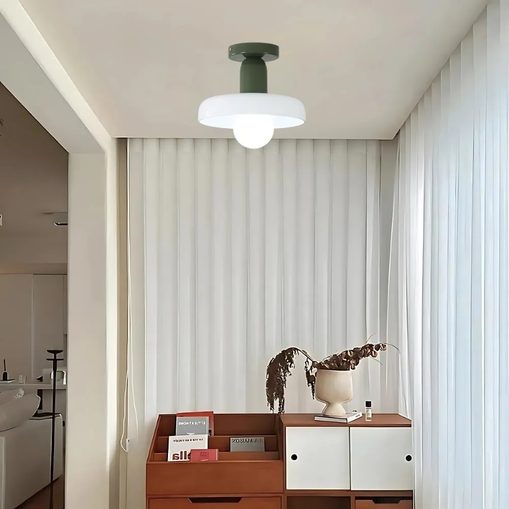 Bauhaus Macaron Glass Disc Ball Ceiling Light KL919