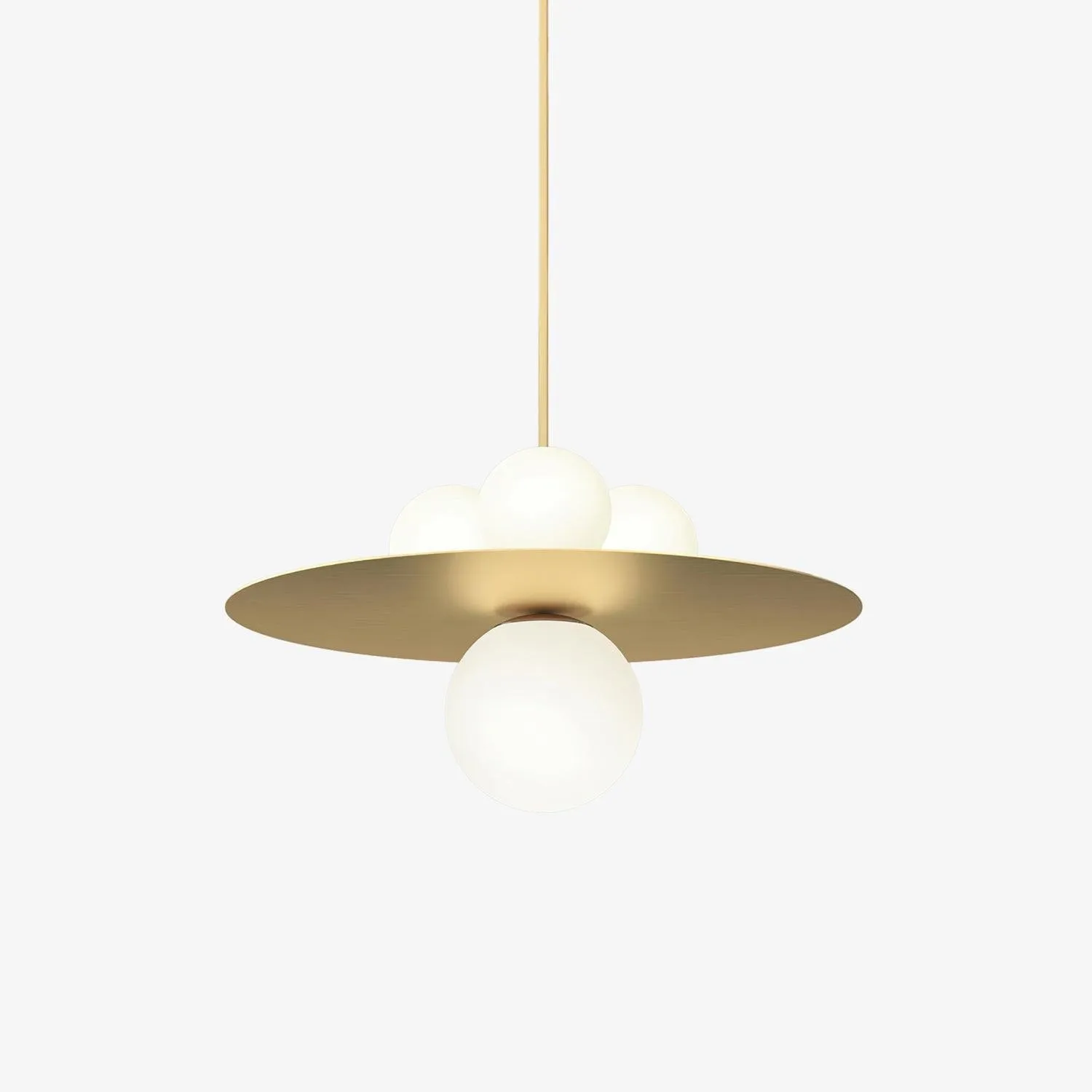 Metal Disc With Ball Pendant Light KL217