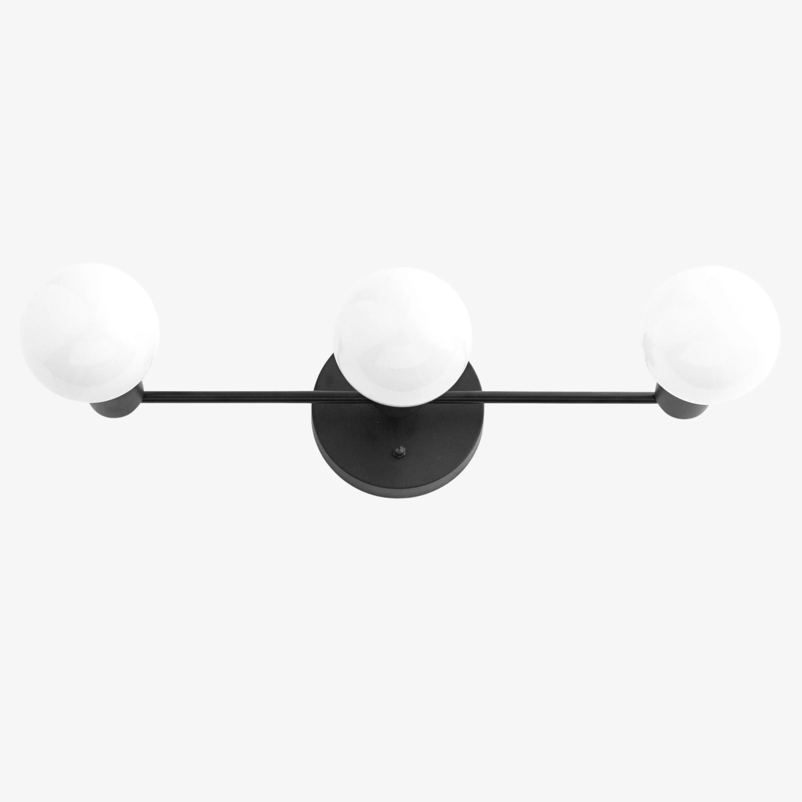 Glorica Glass Mid Century Modern Vanity Light - 3 Light Wall Fixture KL1527