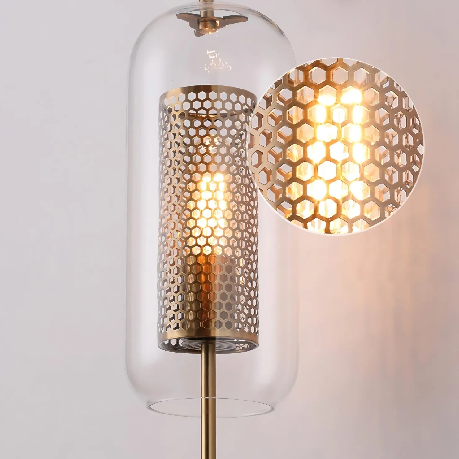 Chiswick Glass Wall Light