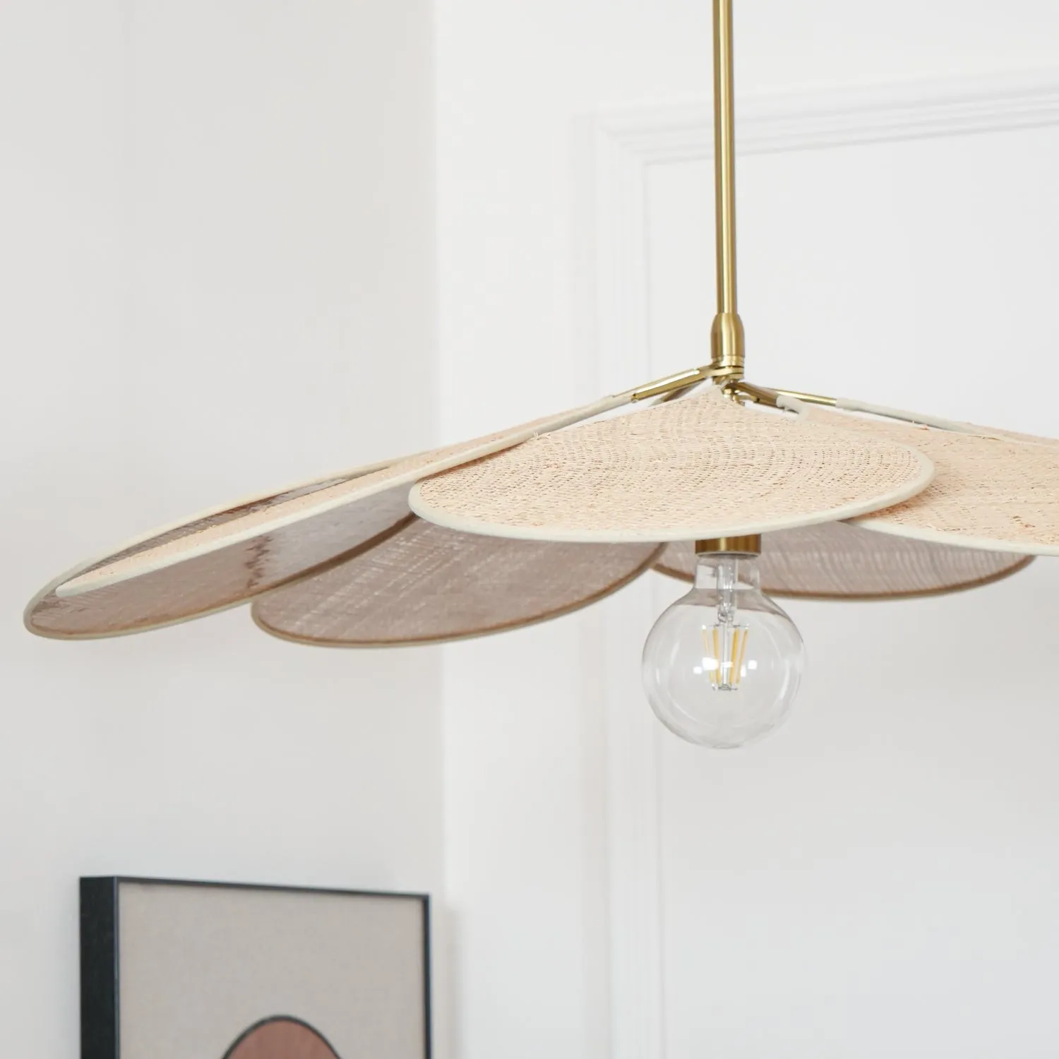 Petals Bloom Rattan Pendant Lamp KL574