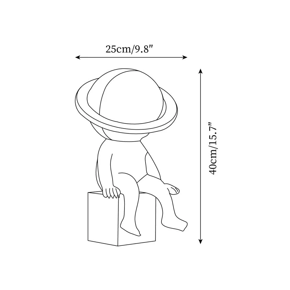 Modern Space Astronaut Resin Table Lamp KL232
