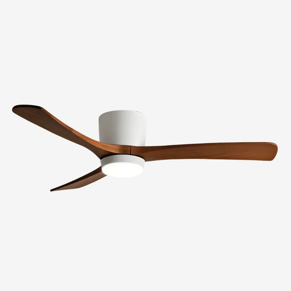 Modern Quiet Wooden Ceiling Fan Light KL930