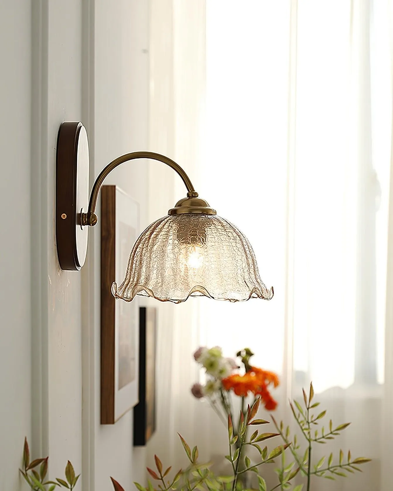 Vintage Flower Wall Lamp KL739