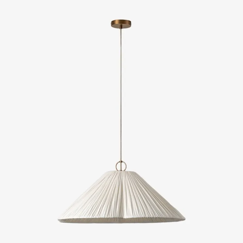 Blossine Decorative Fabric Pendant Light - Scalloped Design for Open Space Dining KL1673