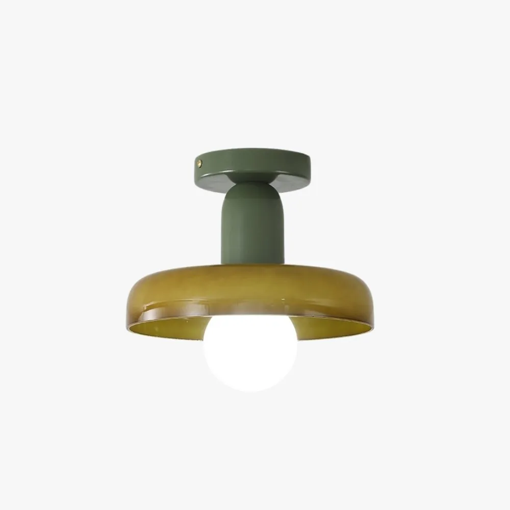 Bauhaus Macaron Glass Disc Ball Ceiling Light KL919