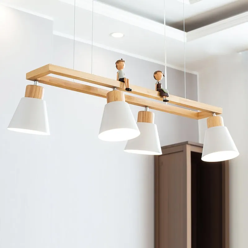Cone Wood Chandelier KL1000