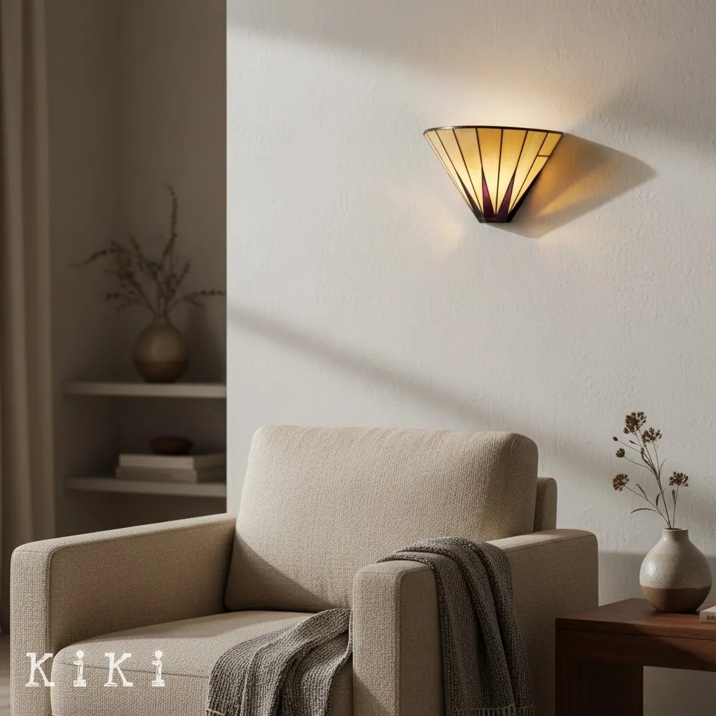 TF Dark Star Geometric Glass Wall Light - Elegant Colorful Glass Sonce for Home KL1880
