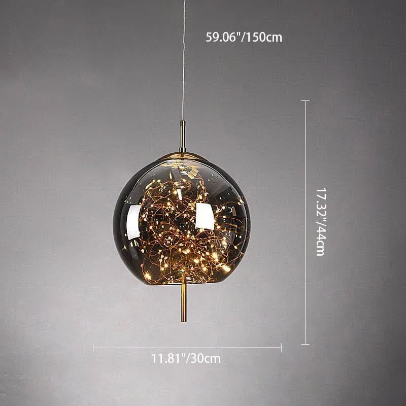 Scandinavian Cylinder Oval Glass Pendant Light KL320
