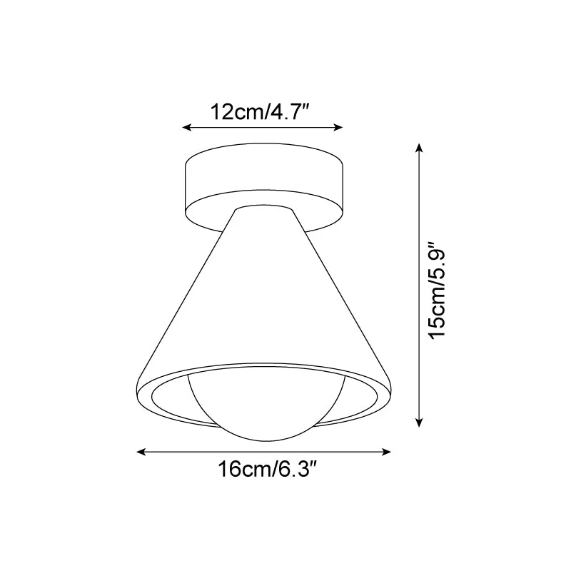 Kayla Ceiling Light D19
