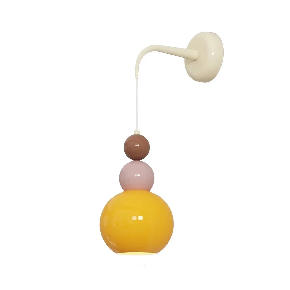 French Style Ice Cream Globe Wall Light KL134