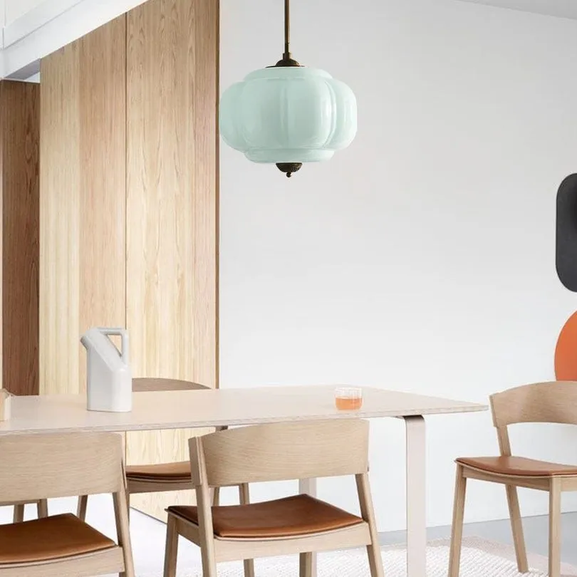 Retro Glass Eloise Pendant Light For Kitchen Island KL801