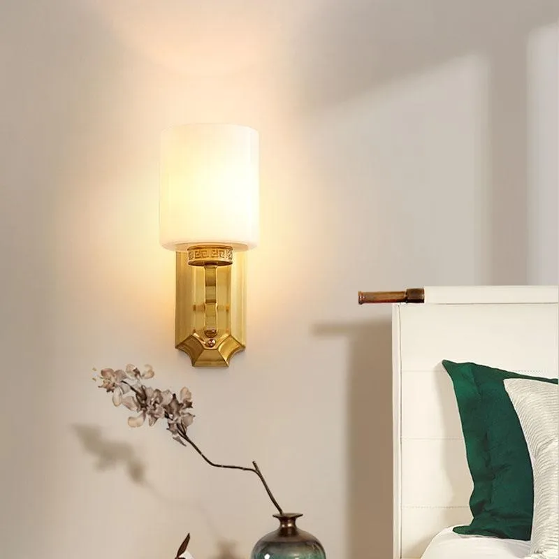 Nordic Copper Retro Wall Lamp KL414