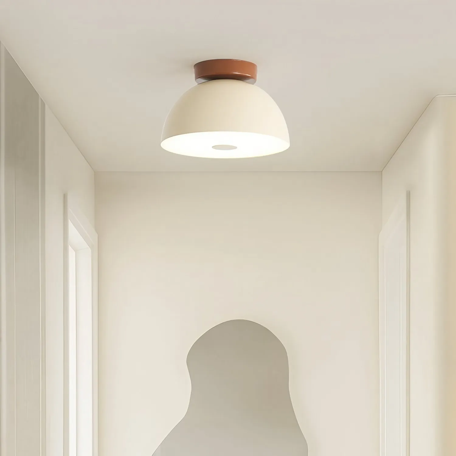 Nordic Cream Led Iron Aisle Ceiling Light KL194