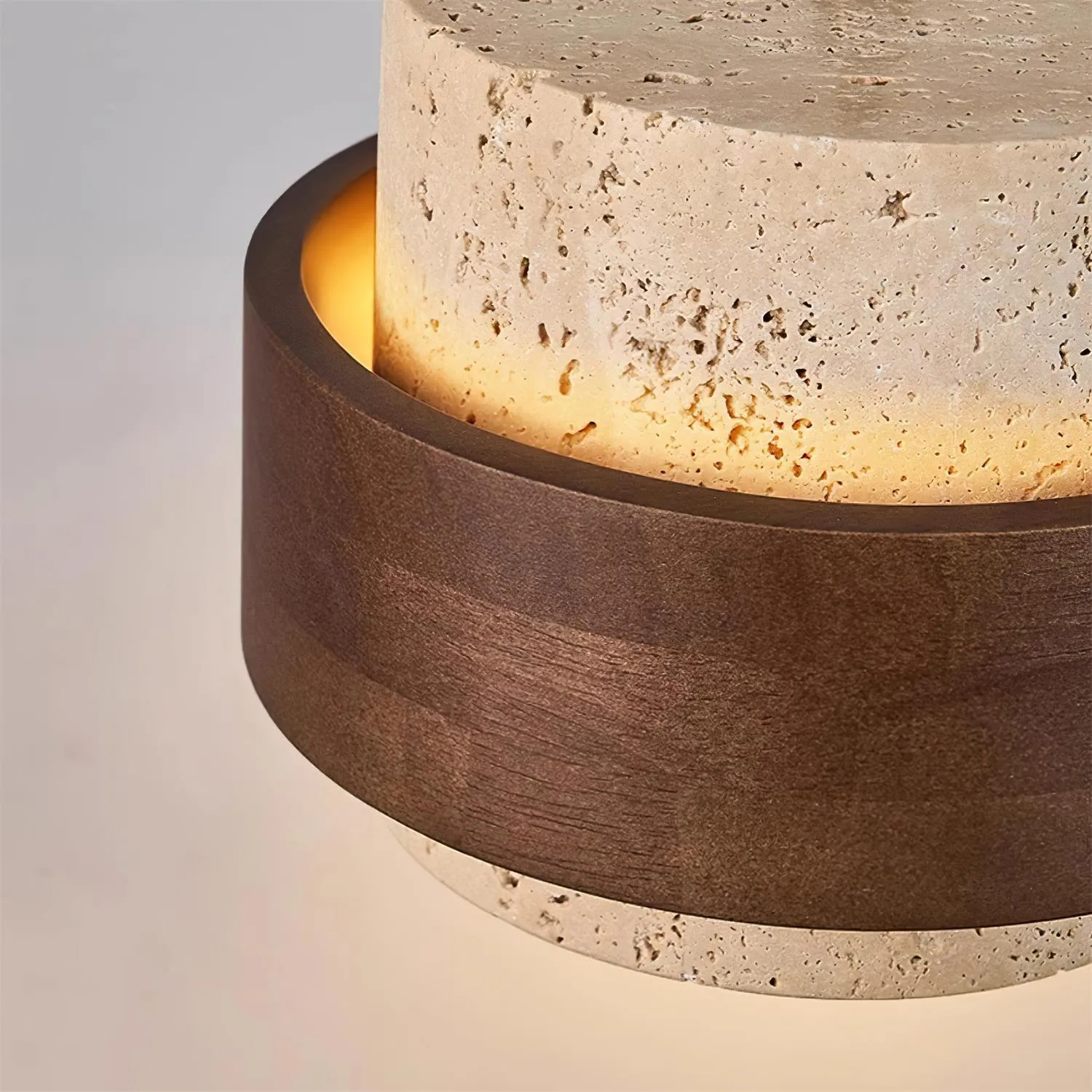 Cole Travertine Plug In Pendant Lamp D56
