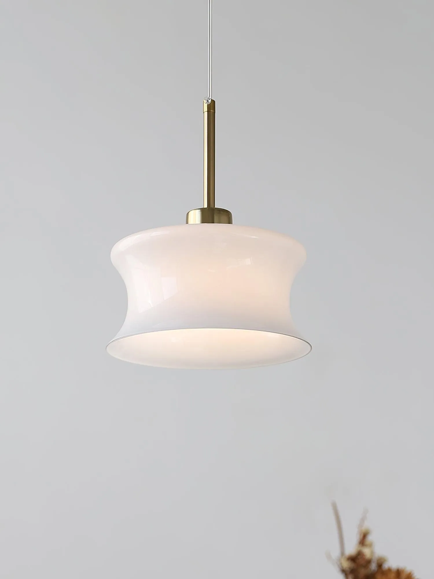 French Vintage Glass Window Pendant Lamp KL219