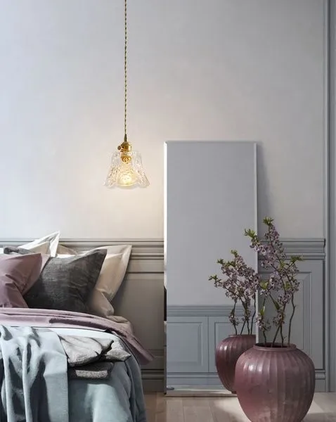 Clear glass pendant lights series