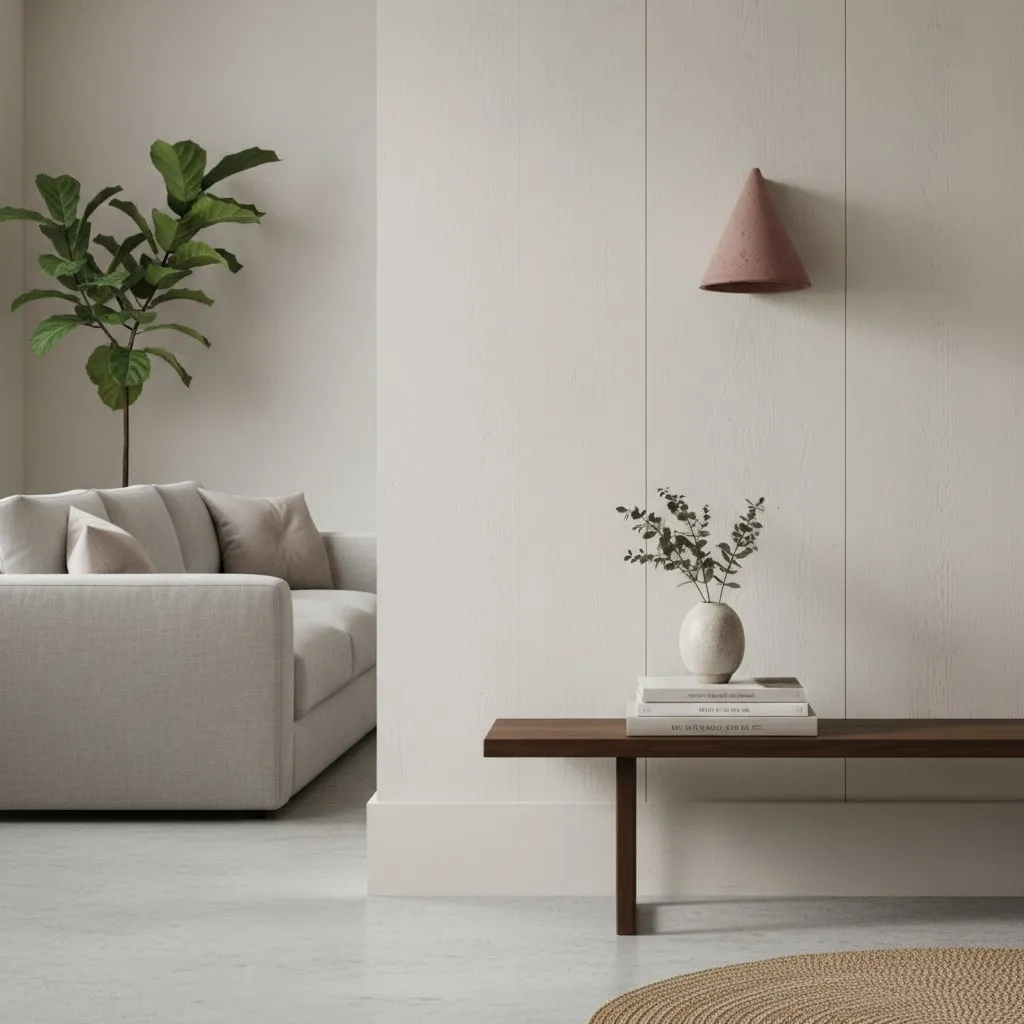 Concrellia Tapered Concrete Wall Lamp - Modern Artistic Sconce for Bedroom KL2271