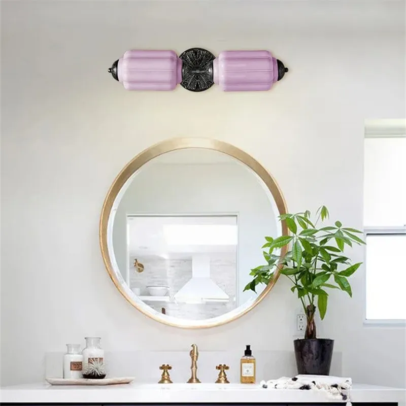 Eloise Pumkin Glass Vanity Sconce KL856