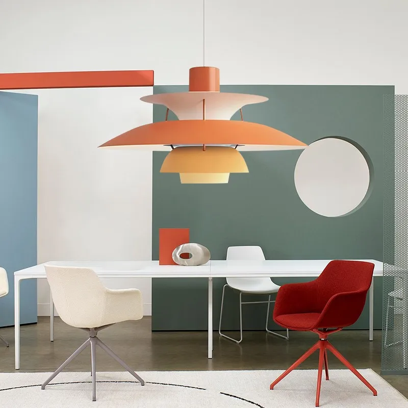 Scandinavian Multilayer Metal Pendant Light