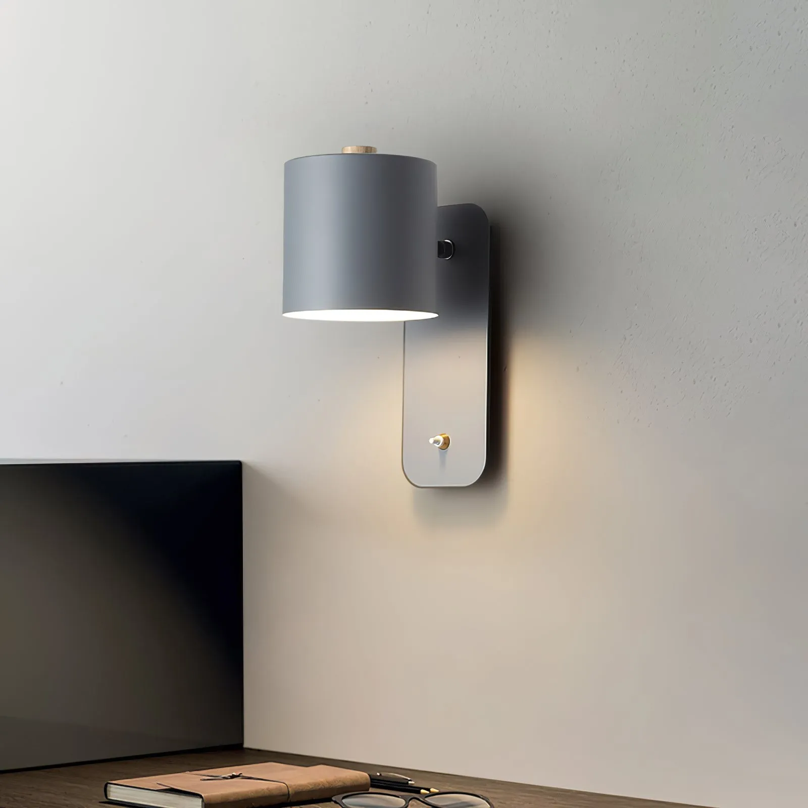 Modern Minimalist Swivel Cylinder Wall Sconce KL02