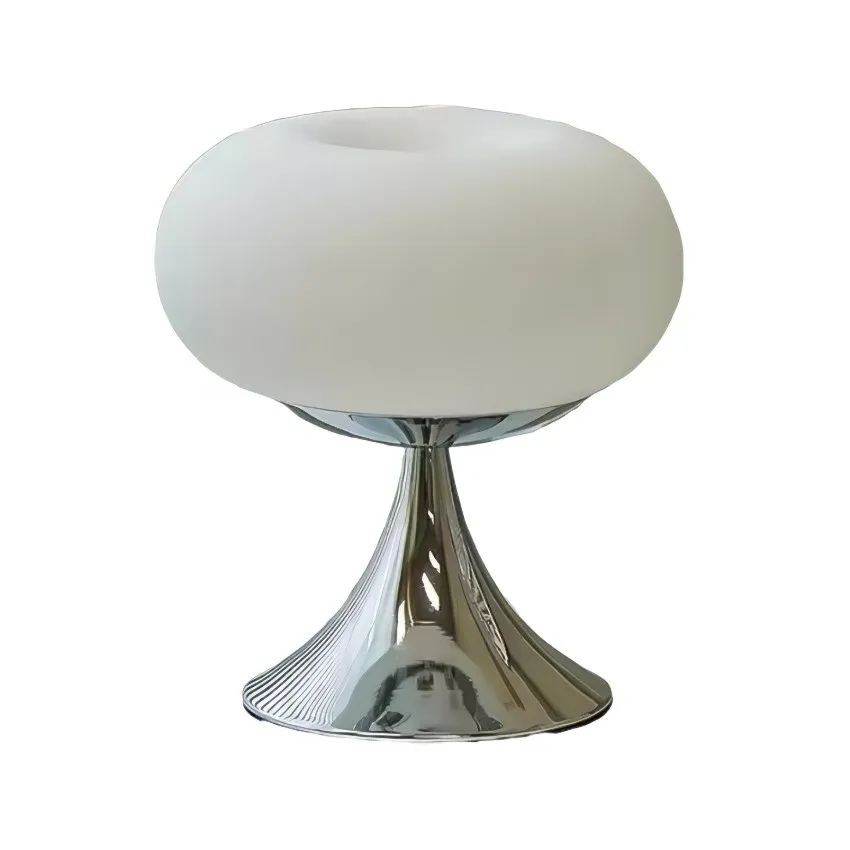 Lollora Apple Metal Glass Table Lamp - Soft Mood Lighting for Nightstand and Study KL128