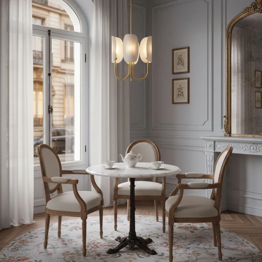 Leaf Brass Chandelier D548
