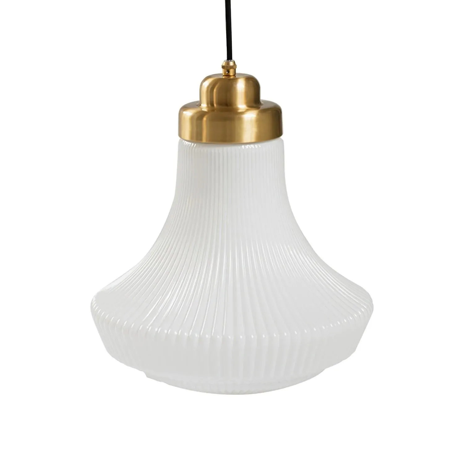 Classical Brass Alabaster Glass Pendant Lamp KL646