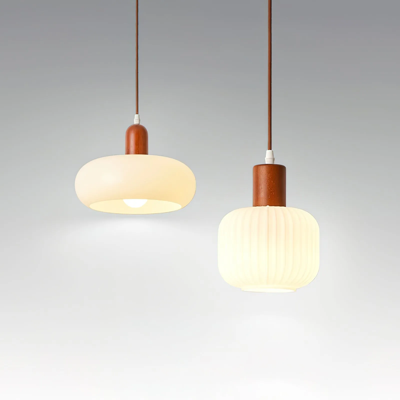 Mid Century Modern Glass Pot Pendant Lamp For Kitchen Island KL617