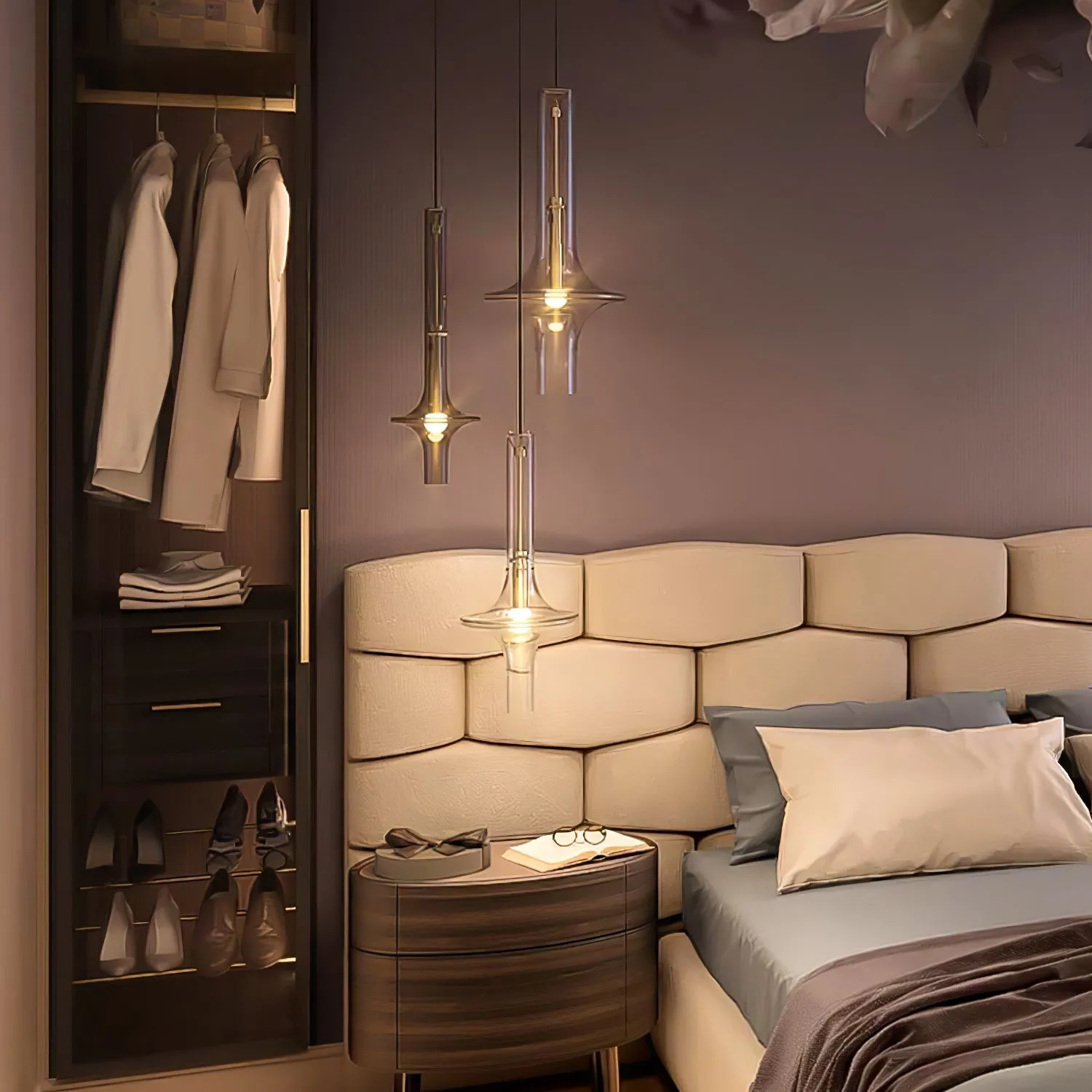 Modern Creative Glass Tube Pendant Lamp KL762