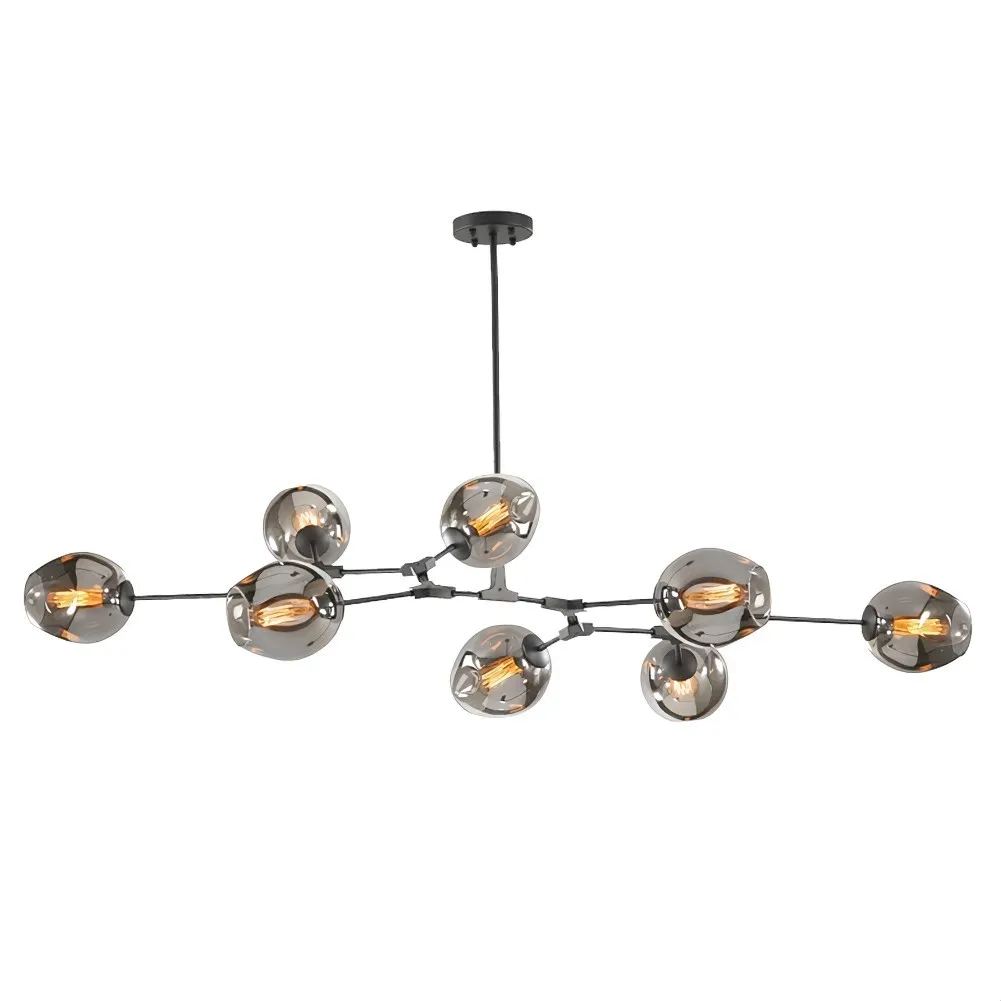 Branching bubble chandelier