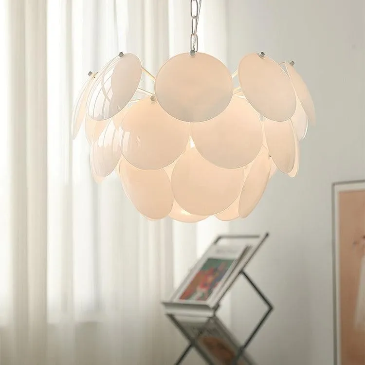 Luxury Fashion Luminous Petal Glass Chandelier KL472