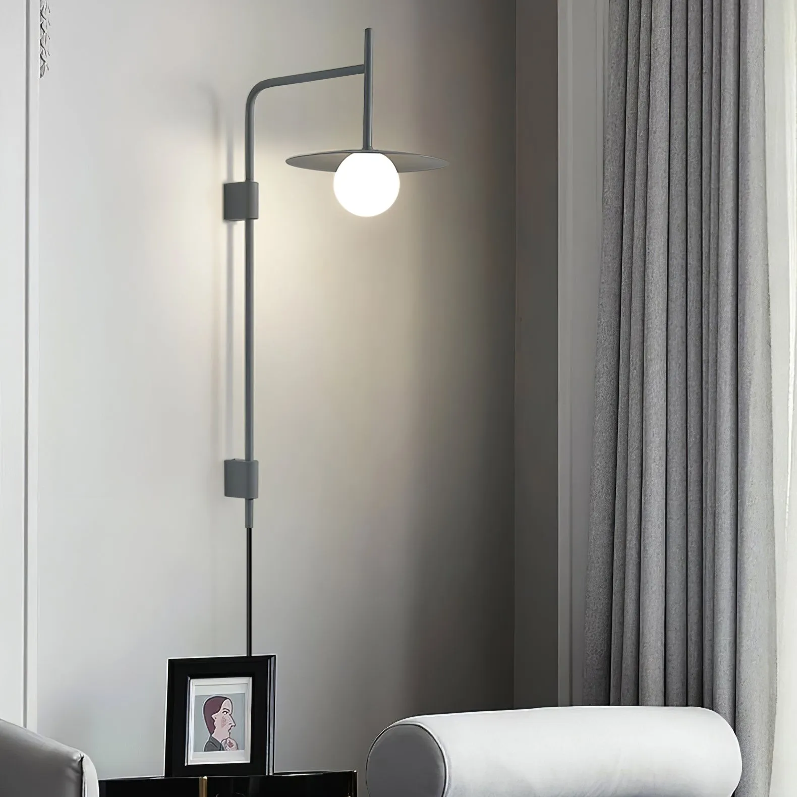 Nordic Swing Arm Wall Lamp for Living Room KL831